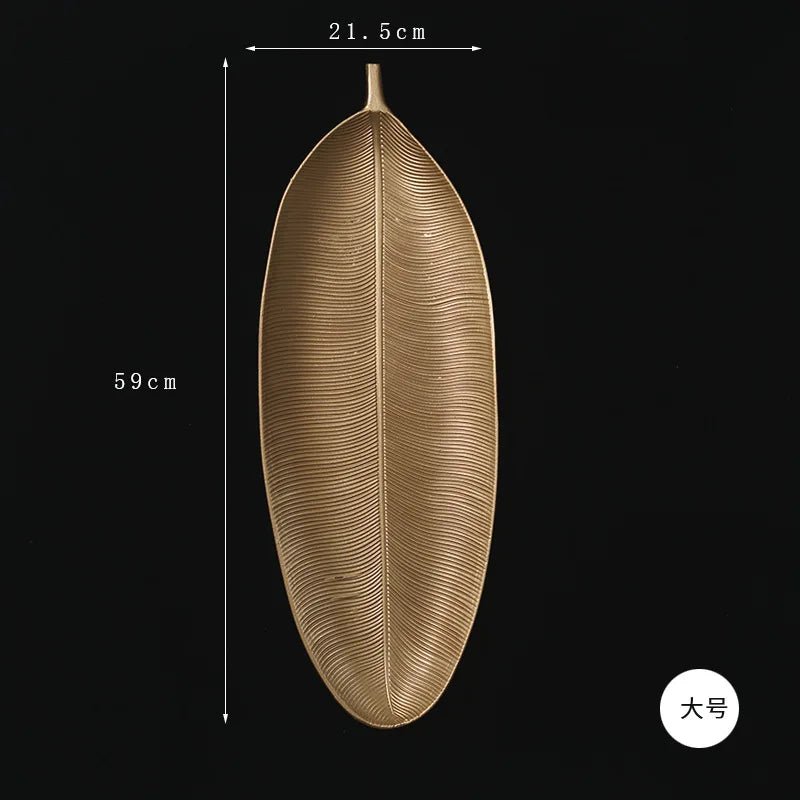 Bandeja Decorativa Nórdica em Forma de frutas e folha - achatudostore