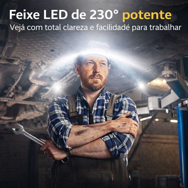 Othemo® 230° - Headlamp Recarregável com sensor de movimento