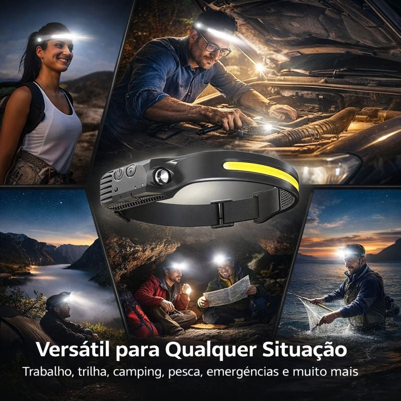 Othemo® 230° - Headlamp Recarregável com sensor de movimento