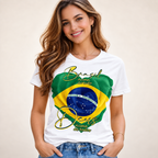 Camisa Brasil Patriota Feminina - Edição Limitada 2026