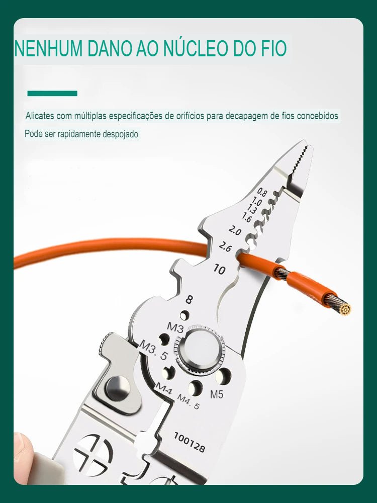 Alicate multifuncional para reparos elétricos - achatudostore