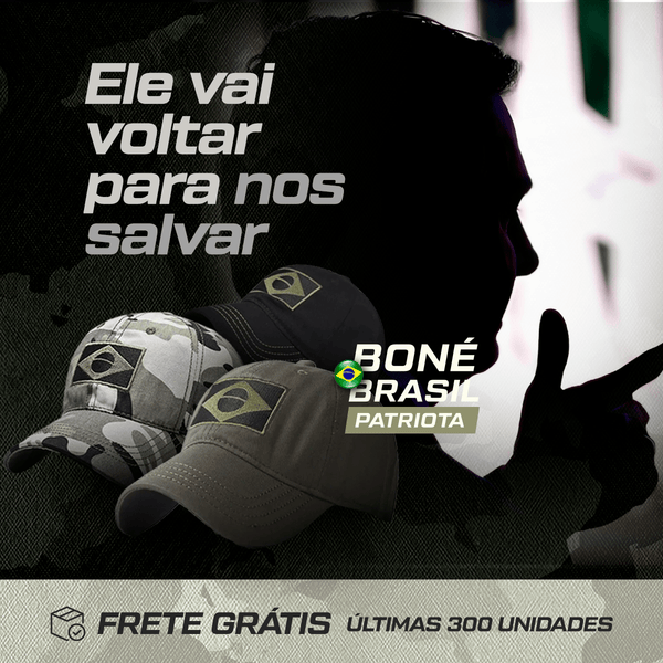 Boné Brasil Patriota - achatudostore