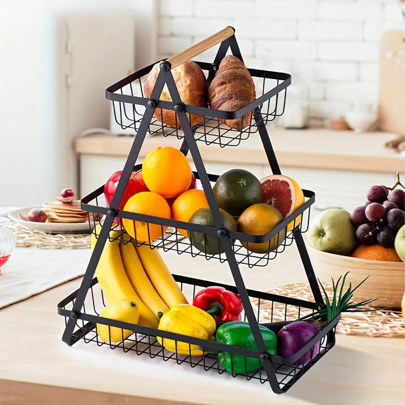 Cesta de Frutas Tripla - achatudostore