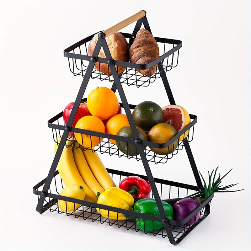 Cesta de Frutas Tripla - achatudostore