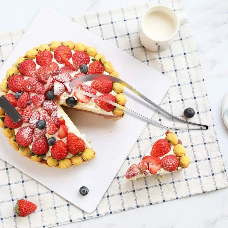 Fatiador de Bolo e Torta Inox com Design Europeu Premium - achatudostore