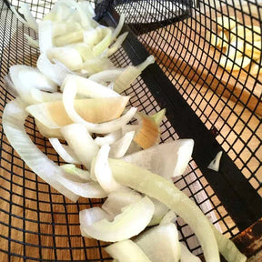 Inox GrillMaster Kit com 3 Unidades - Cesto Redondo de Churrasco - achatudostore