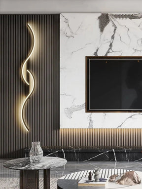 Luminária LED de Parede Moderna - Luz LED Minimalista para Quarto, Cabeceira, Luminárias de Parede - achatudostore