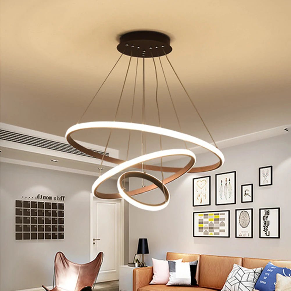 Pendente Torcido Luxuoso Nórdico Ajustável LED com alto brilho - achatudostore
