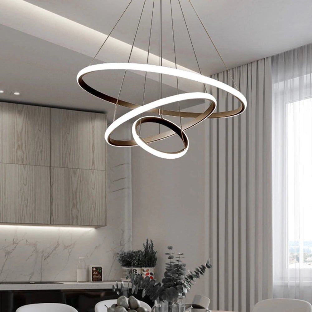 Pendente Torcido Luxuoso Nórdico Ajustável LED com alto brilho - achatudostore