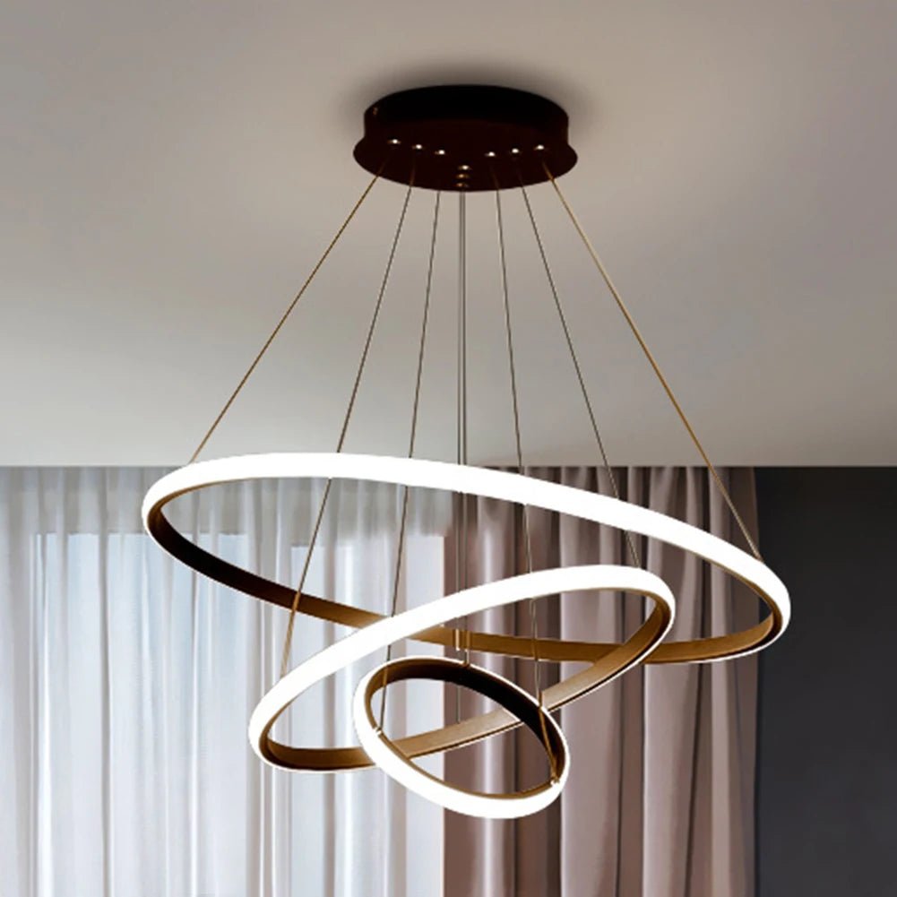 Pendente Torcido Luxuoso Nórdico Ajustável LED com alto brilho - achatudostore