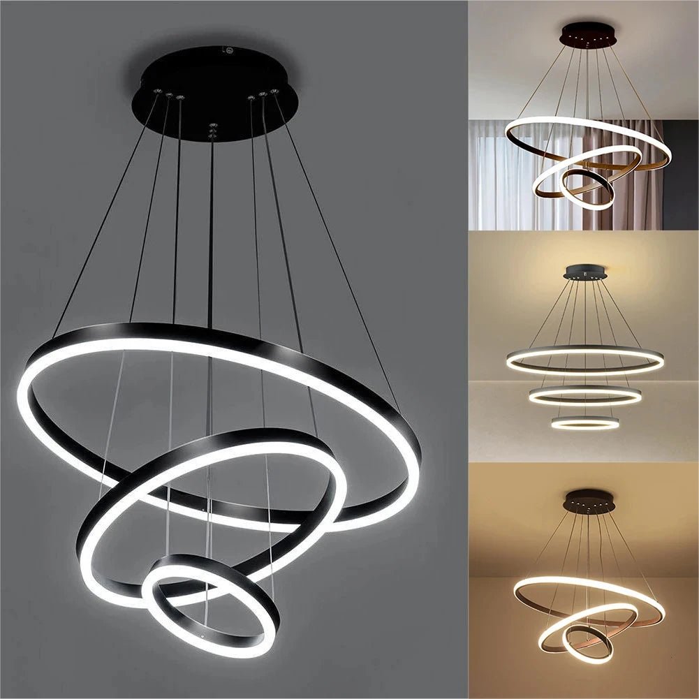 Pendente Torcido Luxuoso Nórdico Ajustável LED com alto brilho - achatudostore