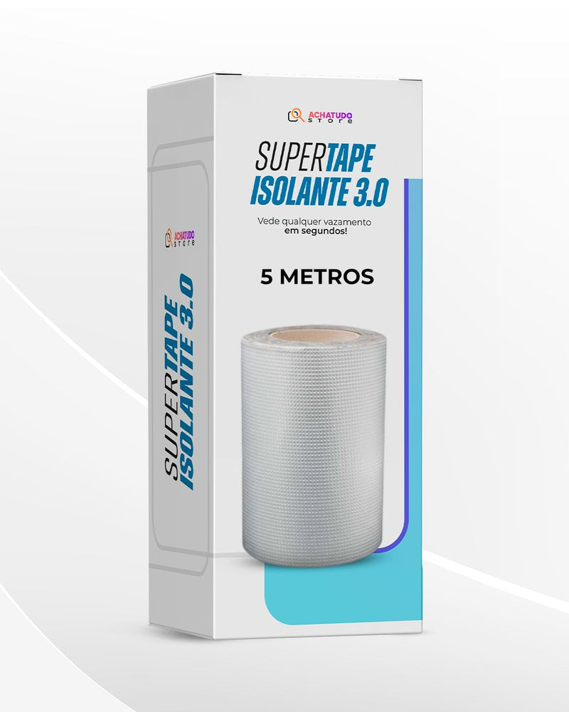 Super Tape Isolante 3.0 - Fita Adesiva de Vedação para Reparos de Vazamento de água - achatudostore