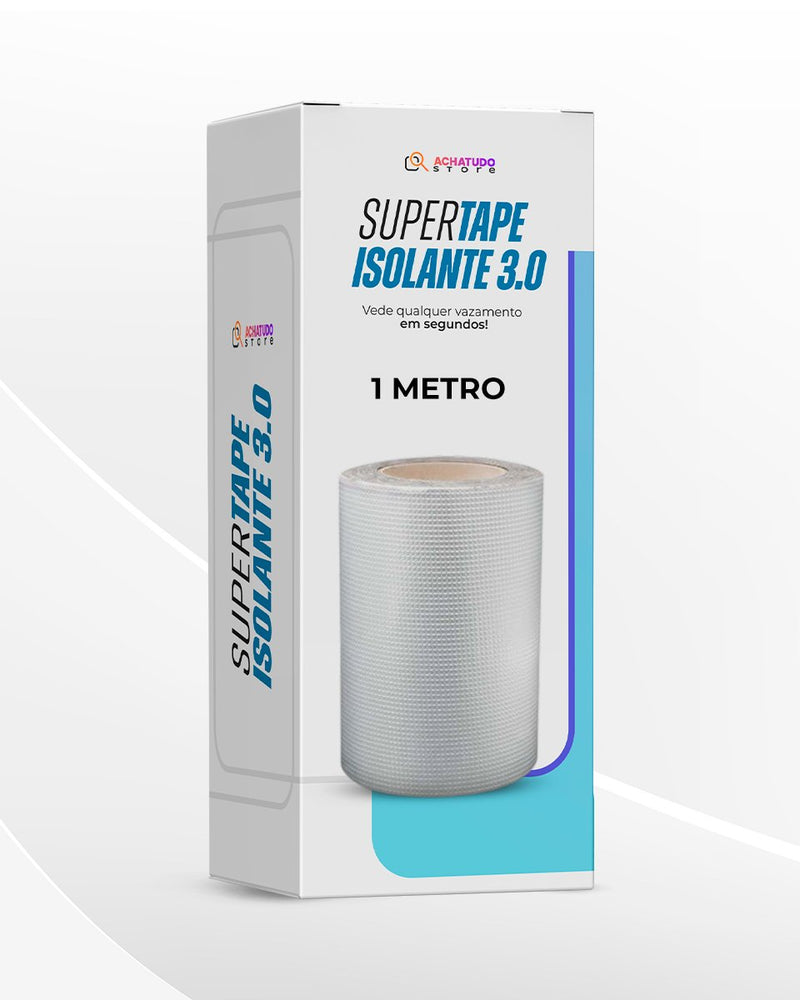 Super Tape Isolante 3.0 - Fita Adesiva de Vedação para Reparos de Vazamento de água - achatudostore