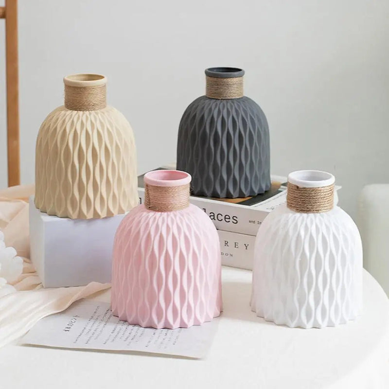 Vaso Plástico Cordas: Arranjo Floral DIY - achatudostore