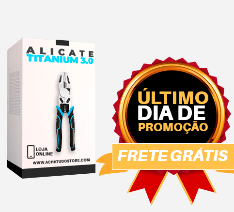 Alicate Titanium 3.0 - Alicate Resitente para quebrar correntes e cadeados - achatudostore