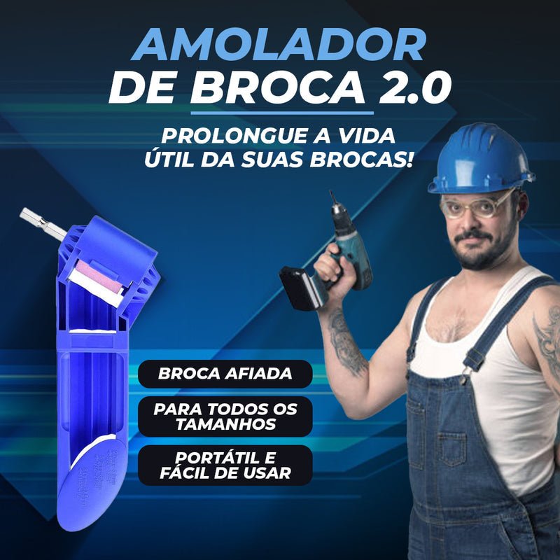 Amolador de Broca 2.0 - Afiador para amolar Brocas - achatudostore