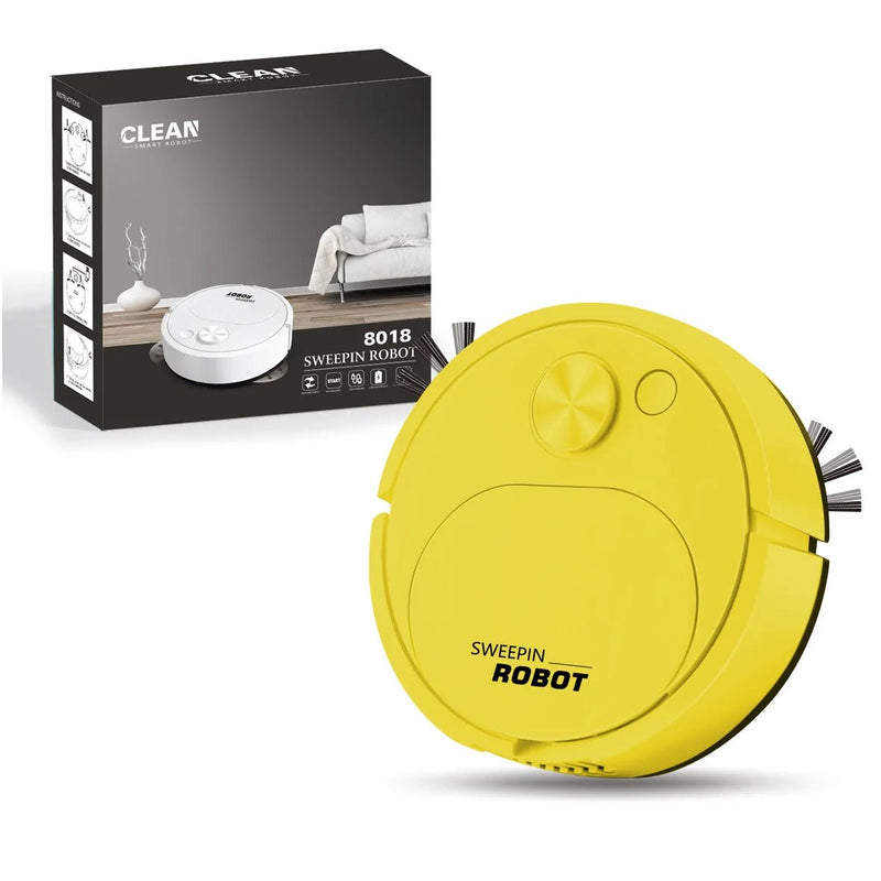 Aspirador de pó robô varredor USB 3 em 1 inteligente sem fio - achatudostore