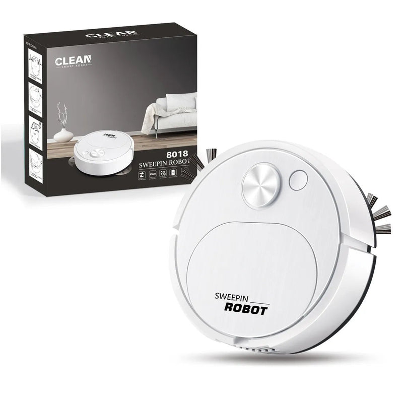 Aspirador de pó robô varredor USB 3 em 1 inteligente sem fio - achatudostore