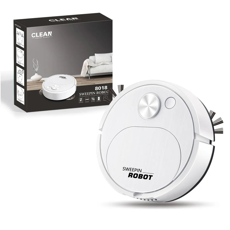 Aspirador de pó robô varredor USB 3 em 1 inteligente sem fio - achatudostore