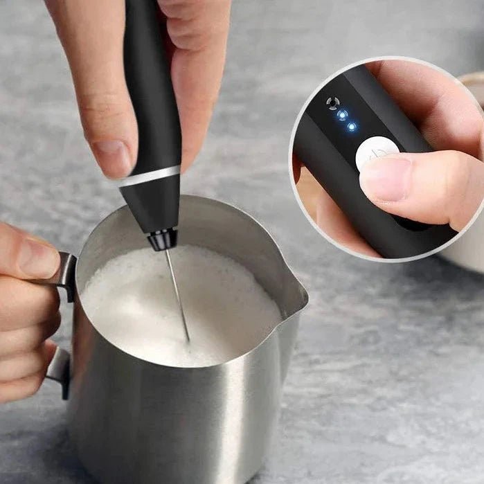 Batedor elétrico portátil para Leite, café, misturar alimentos - achatudostore