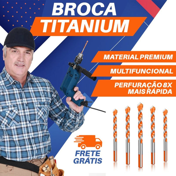 Broca Titanium - Broca Multifuncional Ultra Resistente - achatudostore