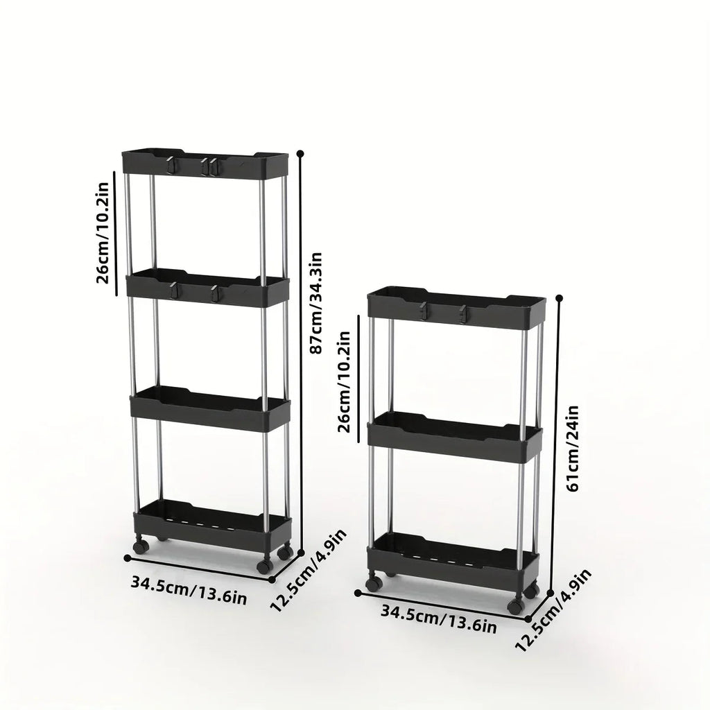 Carrinho de rolamento multifuncional com 3 ou 4 levels. - achatudostore