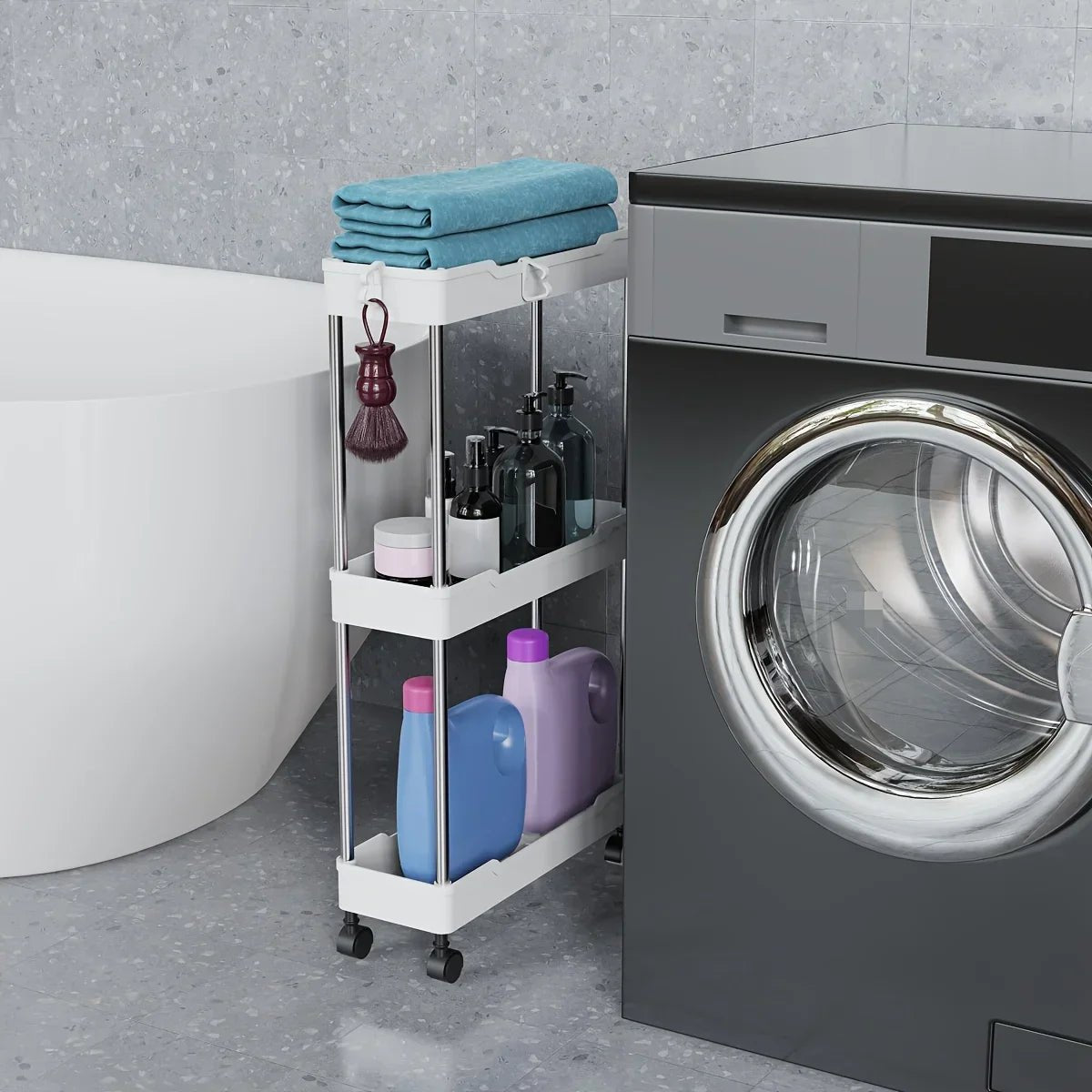 Carrinho de rolamento multifuncional com 3 ou 4 levels. - achatudostore