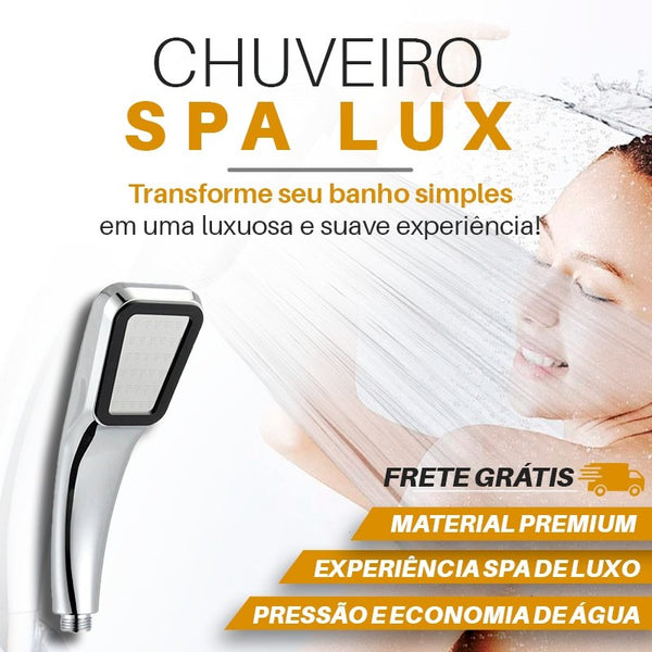 Chuveiro Spa LUX - Chuveiro de Alta Pressão Luxuoso! - achatudostore