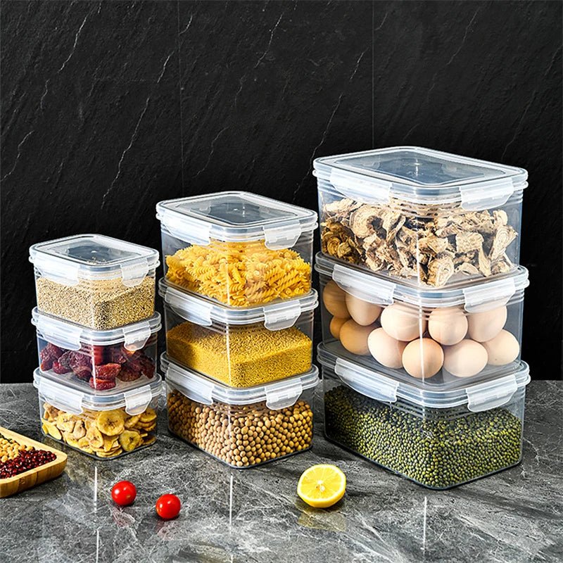 Compre 1 e Leve 2 - Caixa Organizadora para Geladeira com Cesta de Drenagem - Ideal para Frutas, Legumes e Despensa - achatudostore