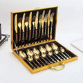 Conjunto de Talheres 24 Peças Lux Inoxidável - achatudostore