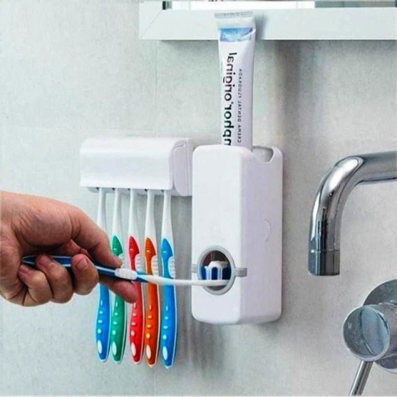 Dispensador Dentífrico com Escova Titular - achatudostore