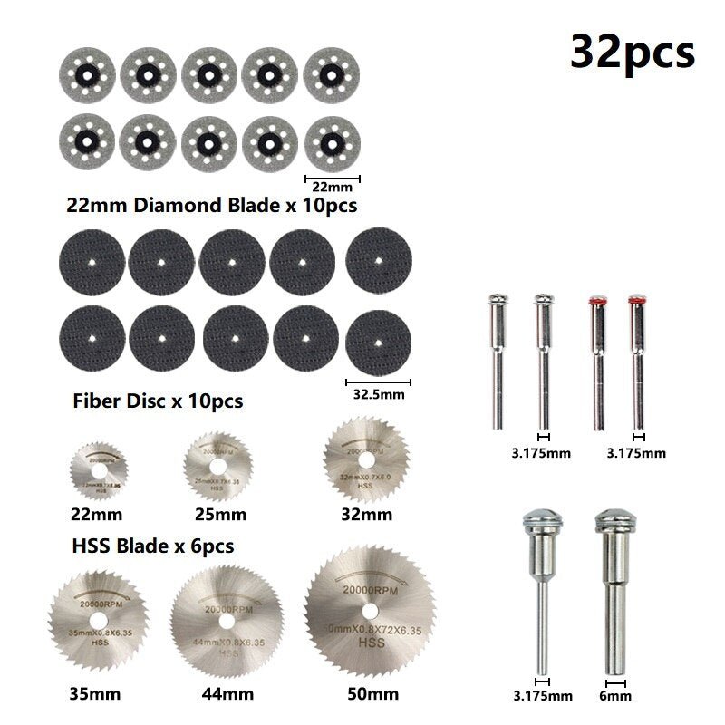 Easy Cut 3.0 - Kit discos para Furadeira 32 peças - achatudostore