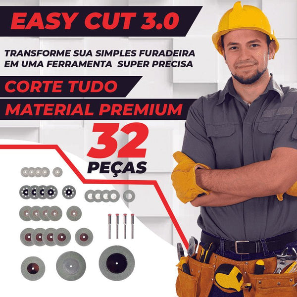 Easy Cut 3.0 - Kit discos para Furadeira 32 peças - achatudostore