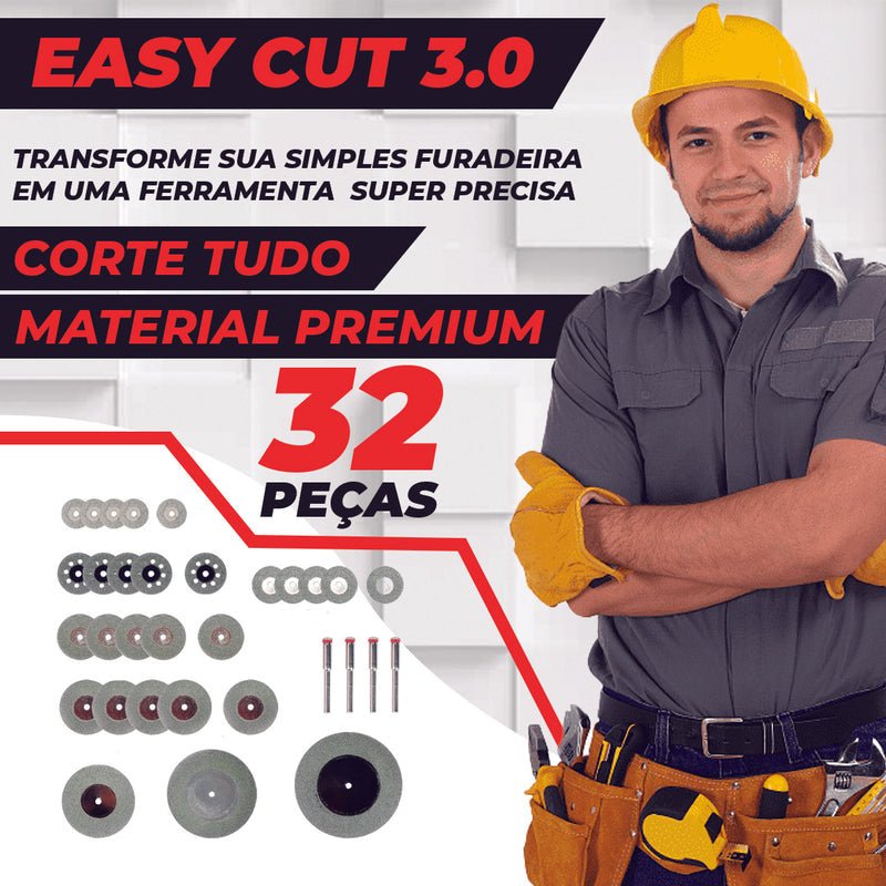 Easy Cut 3.0 - Kit discos para Furadeira 32 peças - achatudostore