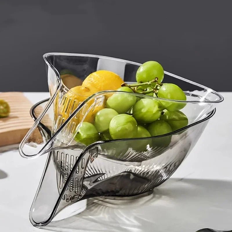 Escorredor de Frutas multifuncional com drenagem - Pague 1 e Leve 2 - achatudostore