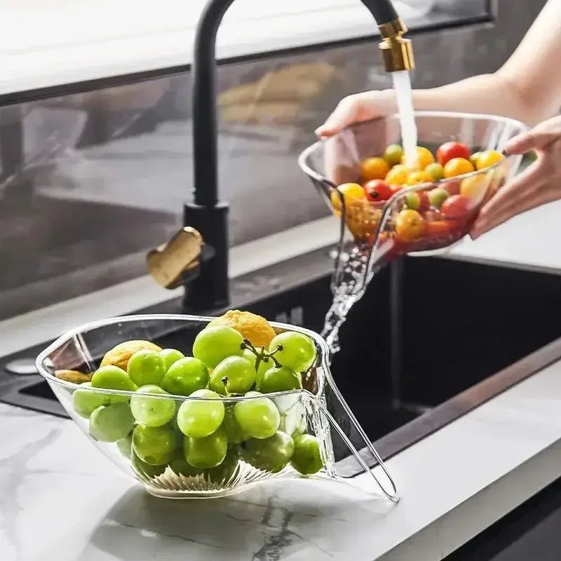 Escorredor de Frutas multifuncional com drenagem - Pague 1 e Leve 2 - achatudostore