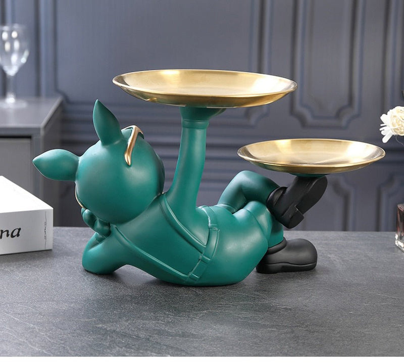 Escultura Decorativa Bulldog Descolado - achatudostore