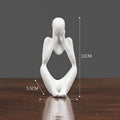 Escultura Decorativa Moderna O pensador - achatudostore