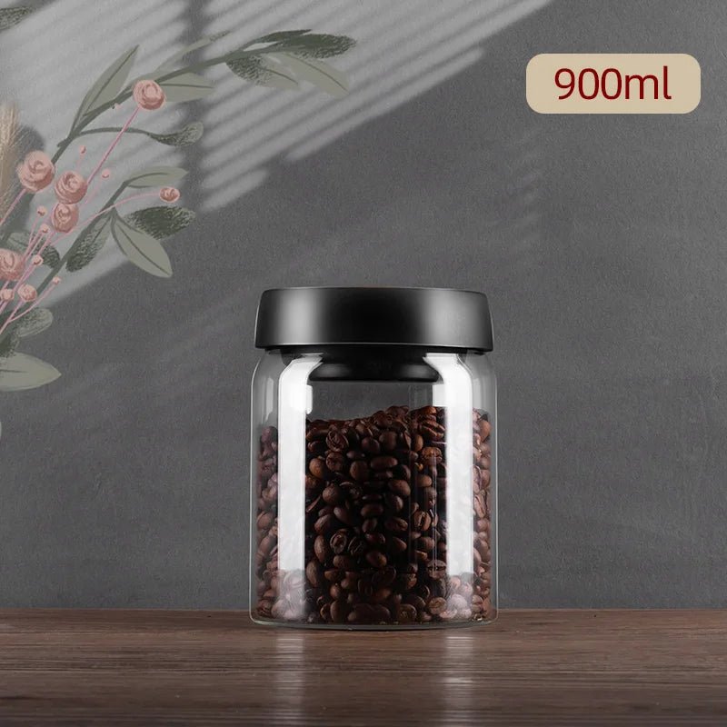 Frasco de Vidro para Café com Vedação a Vácuo - achatudostore