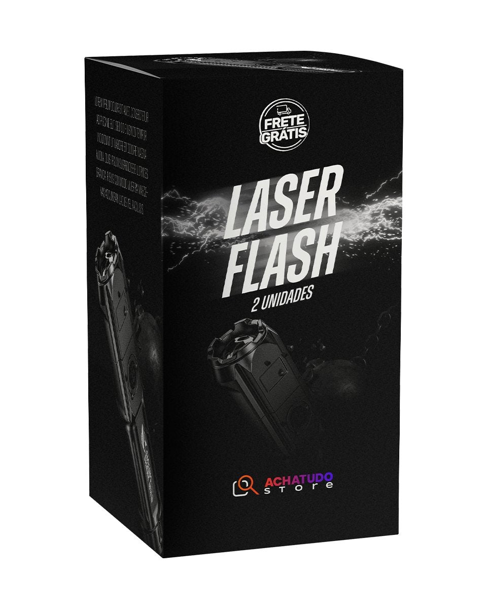 Laser Flash - Super Lanterna 10.000 Lúmens - achatudostore