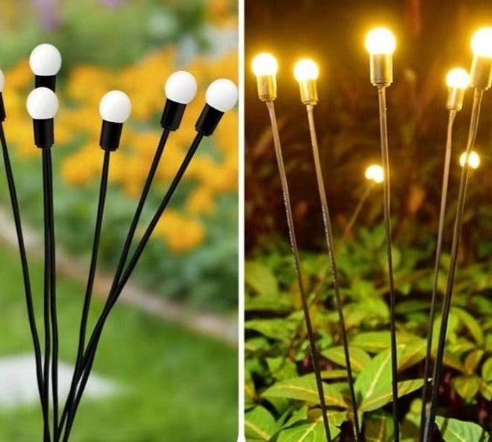 Luz de Jardim FireFly movida a Energia solar - achatudostore