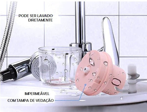 Mini Processador Elétrico de Alimentos Chopper Pro - achatudostore