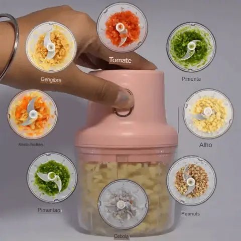 Mini Processador Elétrico de Alimentos Chopper Pro - achatudostore