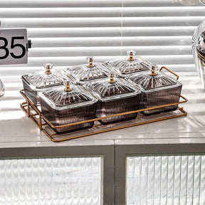 Placa de Armazenamento Salada de Frutas Secas - achatudostore