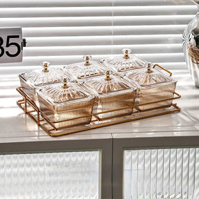 Placa de Armazenamento Salada de Frutas Secas - achatudostore