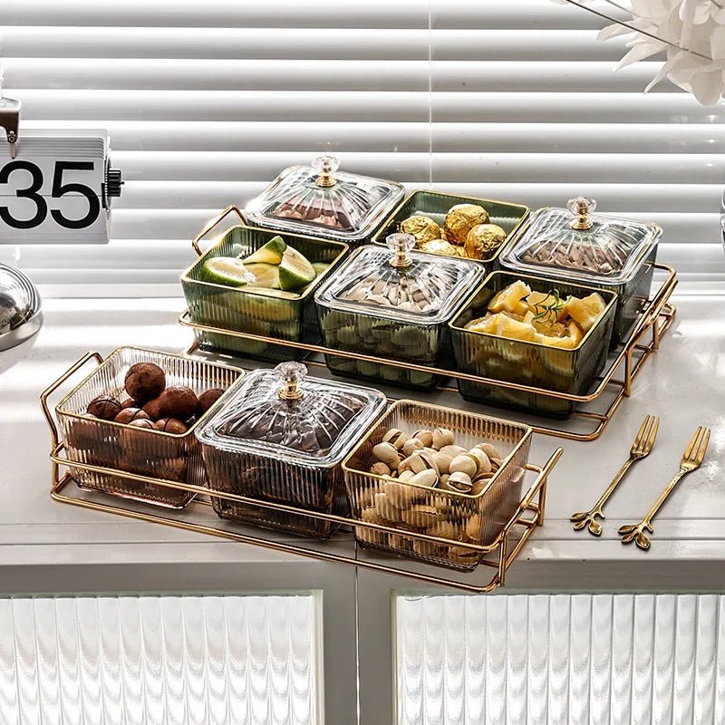 Placa de Armazenamento Salada de Frutas Secas - achatudostore