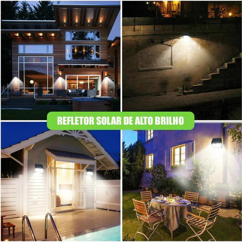 Refletor Solar Iluminador LED - Economize Energia - achatudostore