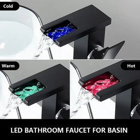 Torneira Premium para Banheiro LED Requinte - achatudostore