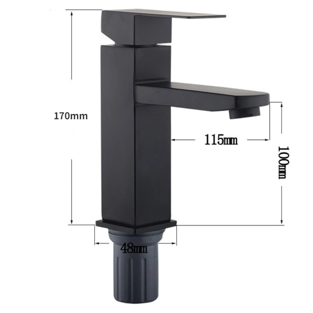 Torneira Premium Para Banheiro Quadratta - achatudostore