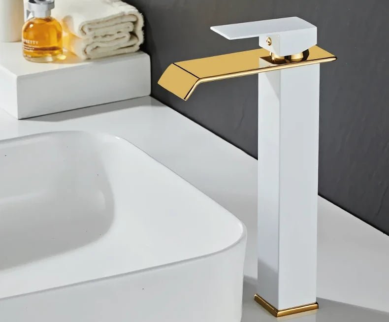 Torneira Premium para Banheiro WhiteGeometric - achatudostore